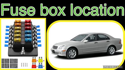 mercedes c230 fuse box location